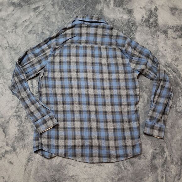 Kolby Plaid Shirt Size Large blue and grey - Picture 2 of 8